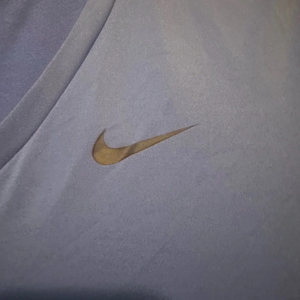 Nike Women's Short Sleeve Blue Tee - Picture 2 of 4